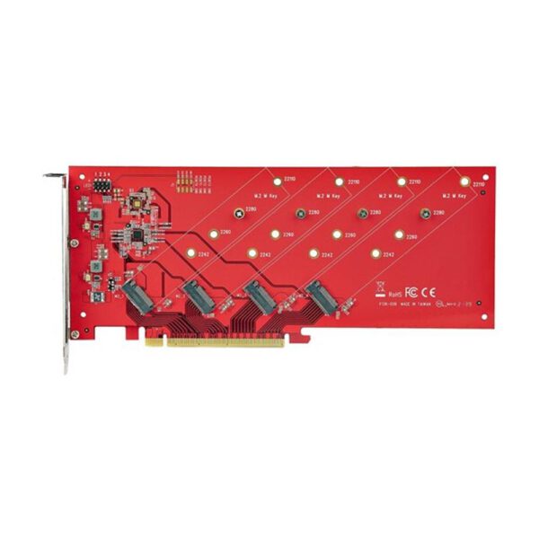 *Tarjeta de interfaz startech quad - m2 - pcie - card - b