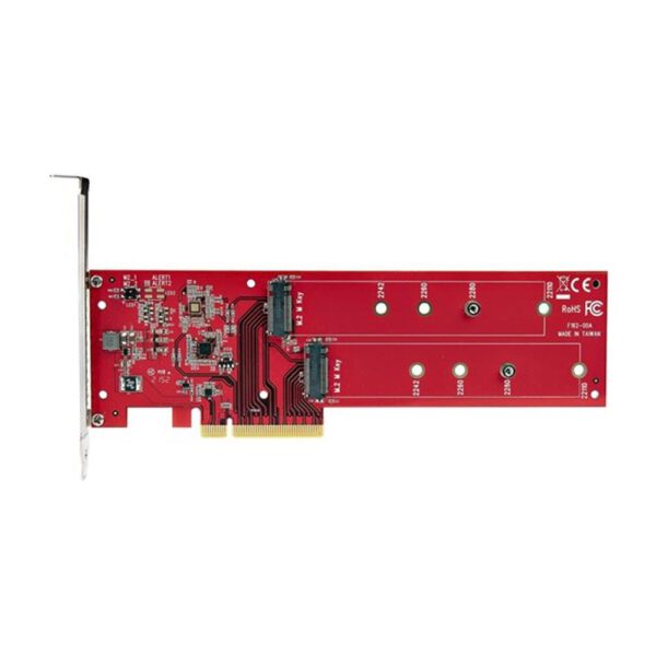 *Tarjeta de interfaz startech dual - m2 - pcie - card - b