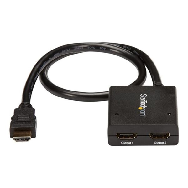 *Splitter hdmi 4k startech macho - hembra 2 puertos
