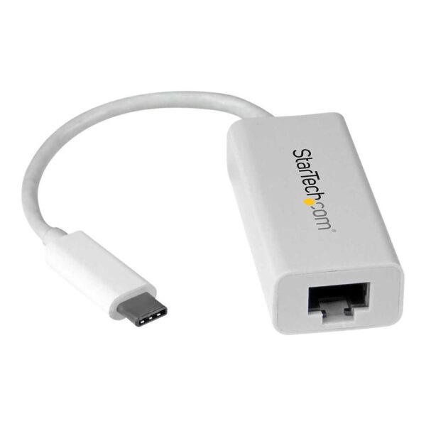 *Adaptador usb tipo c a rj45 startech macho - hembra blanco