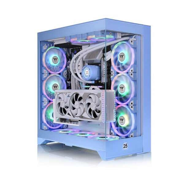 *Caja ordenador gaming thermaltake cte e660 mx atx cristal templado azul