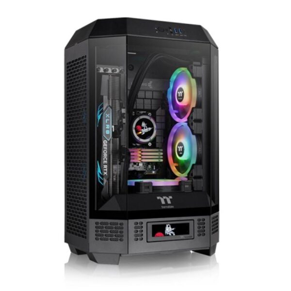 *Caja ordenador gaming thermaltake the tower t300 matx cristal templado negra