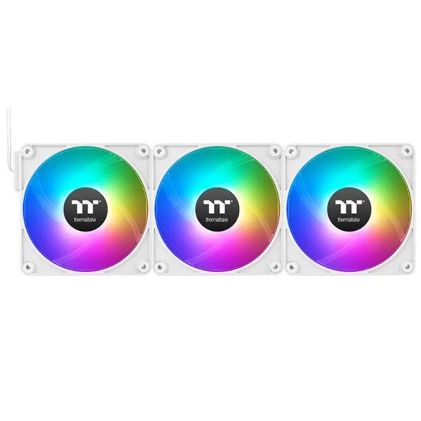 *Ventilador caja inv magnetico thermaltake ct140 ex argb 3x 140mm blanco