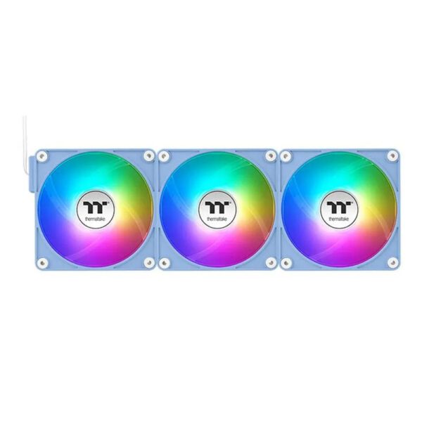 *Ventilador caja magnetico thermaltake ct120 ex argb 3x 120mm azul hydrangea