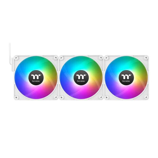 *Ventilador caja magnetico thermaltake ct120 ex argb 3x 120mm blanco