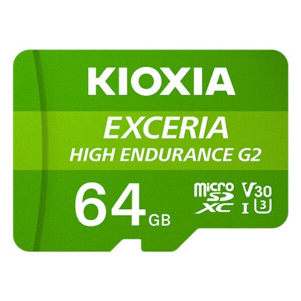 *Tarjeta memoria micro sd kioxia 64gb exceria high endurance g2 uhs - i c10