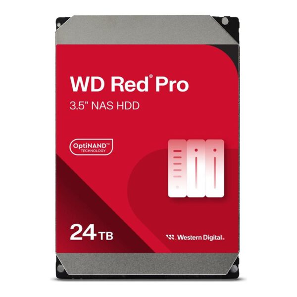 *Disco duro interno hdd wd western digital nas red pro wd240kfgx 24tb 3.5 pulgadas sata 6gb - s 7200rpm 512mb