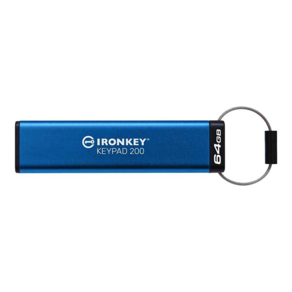 *Memoria usb 3.2 kingston 64gb ironkey keypad 200