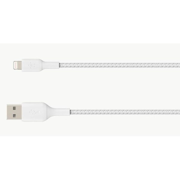*Cable lightning a usb tipo a belkin 1m -  macho - macho -  blanco