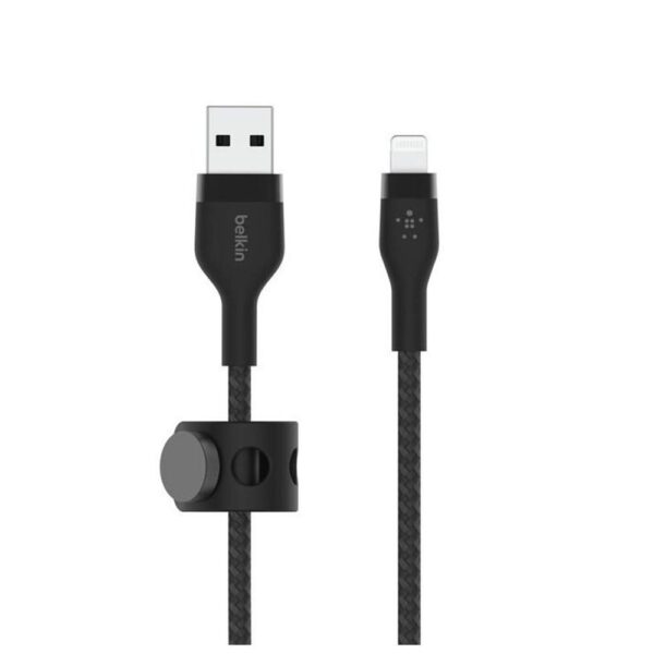 *Cable lightning a usb tipo a belkin 3m -  macho - macho -  negro