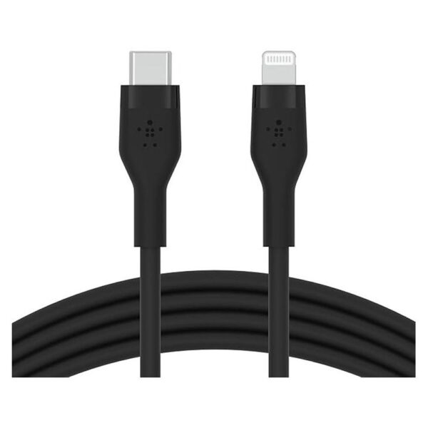 *Cable lightning a usb tipo c belkin 1m -  macho - macho -  negro