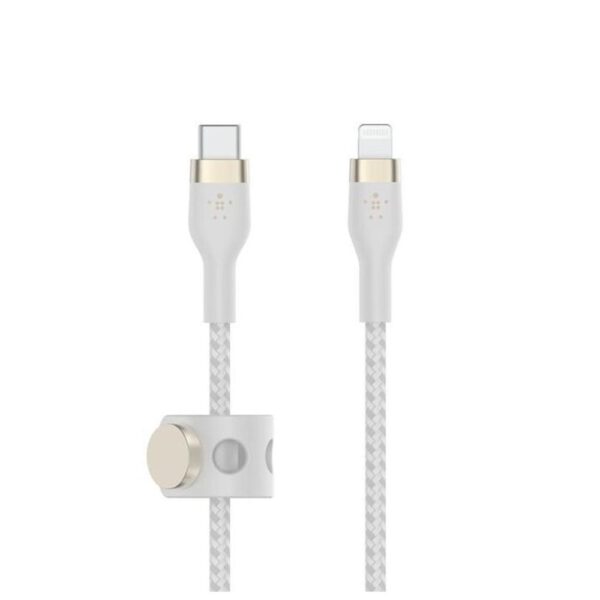 *Cable lightning a usb tipo c belkin 1m -  macho - macho -  blanco