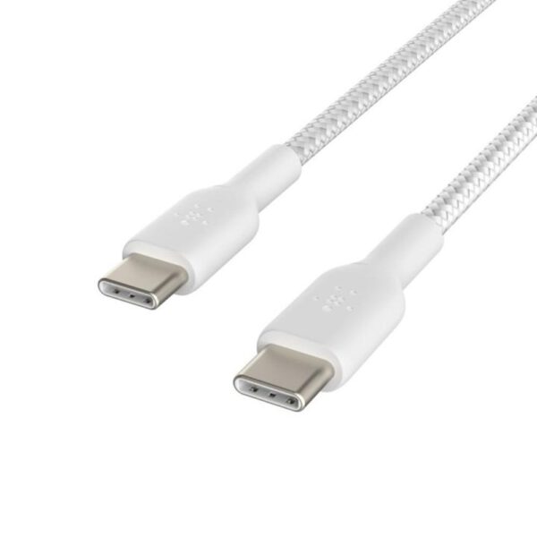 *Cable usb tipo c belkin 1m -  macho - macho -  blanco