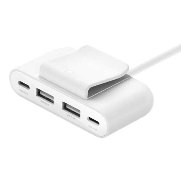 *Hub belkin usb tipo c 4 en 1 blanco