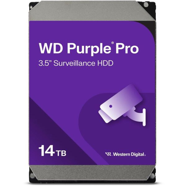 *Disco duro interno hdd wd western digital purple pro wd142purp 14tb 3.5 pulgadas sata 6gb - s