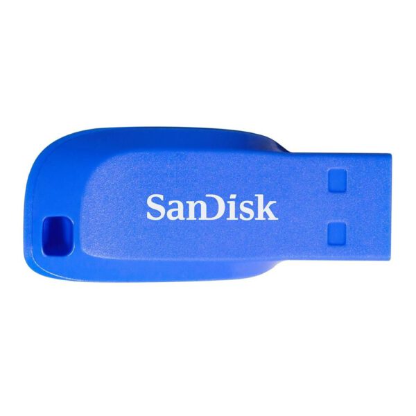 *Memoria usb 2.0 sandisk 64gb cruzer blade azul