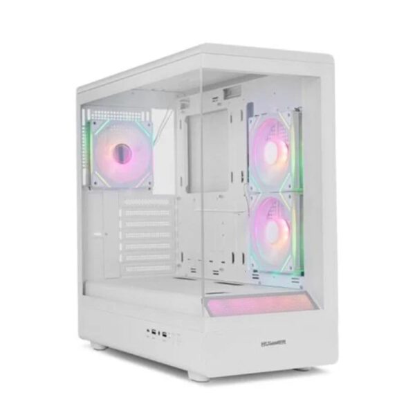*Caja ordenador gaming nox hummer signal atx argb cristal templado blanco