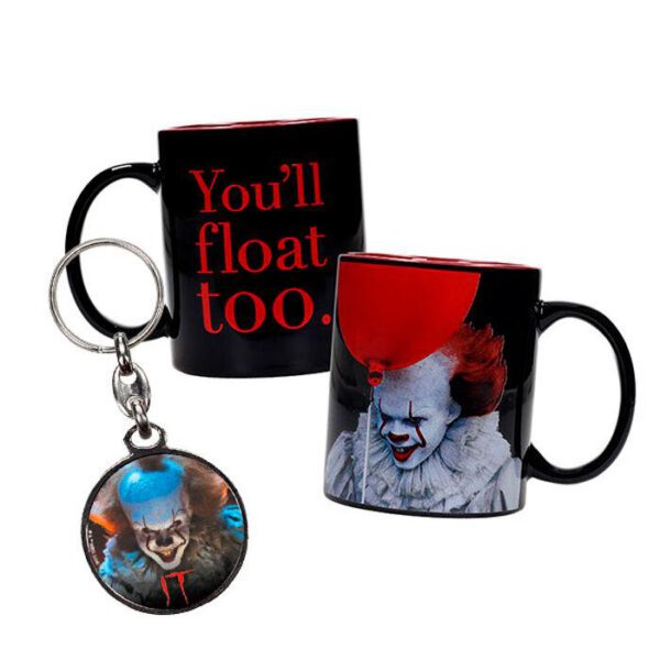 *Pennywise taza + regalo llavero metalico it