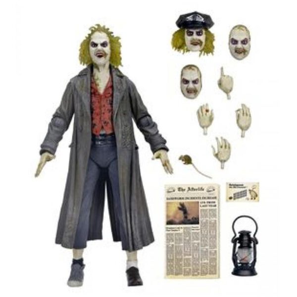 *Ultimate beetlejuice tour guide the bio - exorcist scale action fig. 18 cm beetlejuice 1988