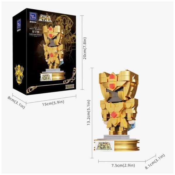 *Gemini mini set construccion 13 cm saint seiya