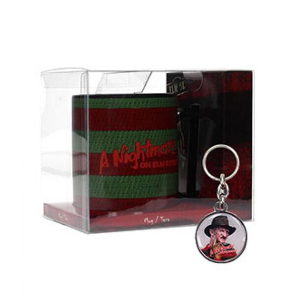 *Colores freddy taza + regalo llavero metalico pesadilla en elm street