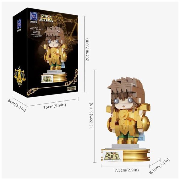 *Libra mini set construccion 13 cm saint seiya