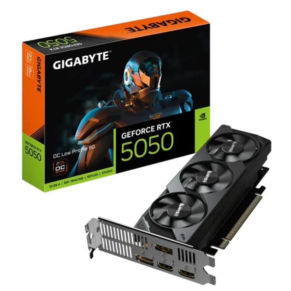 *Tarjeta grafica gigabyte rtx 5050 oc lp 8gb gddr6 -  2x hdmi -  2x dp pci express 5.0