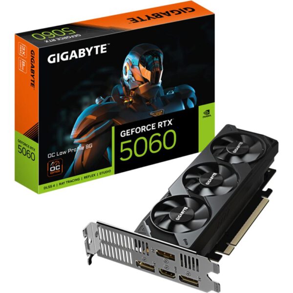 *Tarjeta grafica gigabyte  rtx 5060 oc 8gb gddr7 -  3x dp -  1x hdmi pci express 5.0