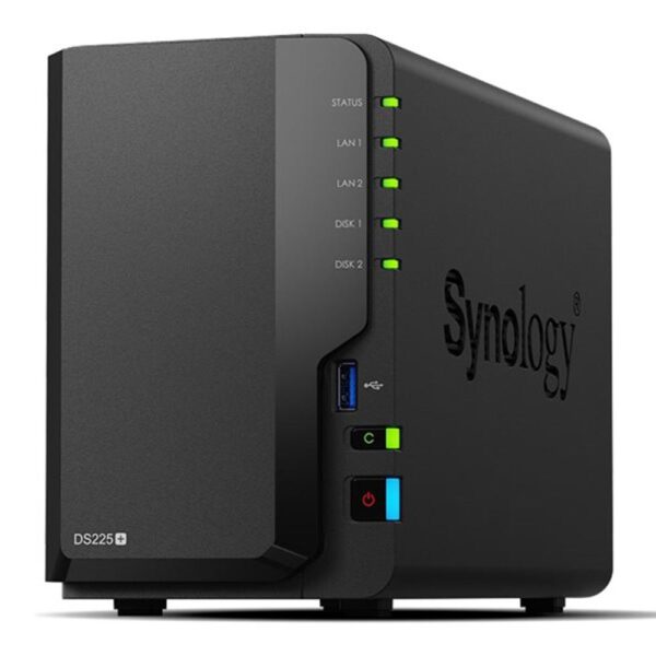 *Servidor nas synology disk station ds225+ 2gb gigabit ethernet
