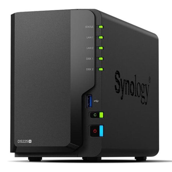 *Servidor nas synology disk station ds225+ 2gb gigabit ethernet