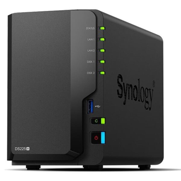 *Servidor nas synology disk station ds225+ 2gb gigabit ethernet