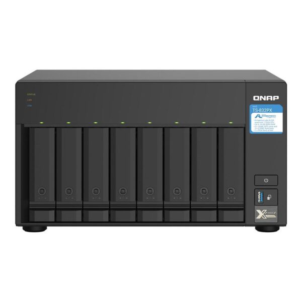 *Servidor nas qnap ts - 832px - 4g 8 bahias 4gb gigabit ethernet