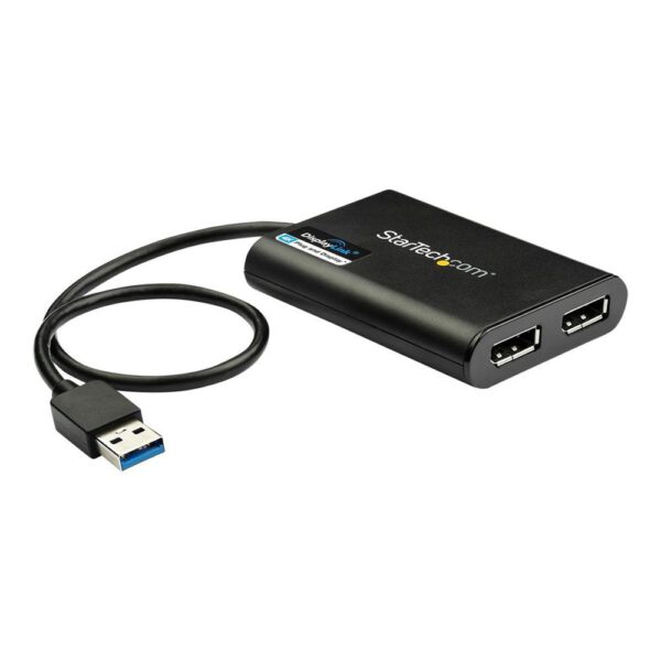 *Adaptador usb 3.0 a dp 4k uhd startech 0.30m - macho - hembra - negro