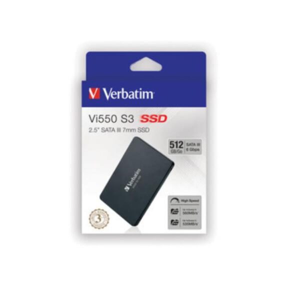 *Disco duro interno ssd verbatim vi550 s3 512gb 2.5 pulgadas sata iii