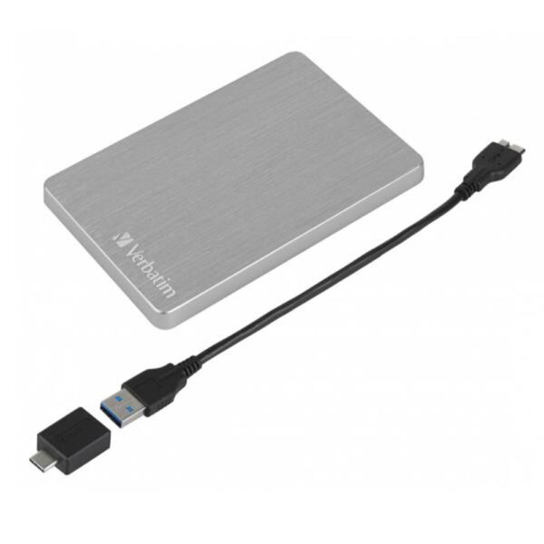 *Disco duro externo verbatin store n go alu slim 1tb 2.5 pulgadas usb 3.2