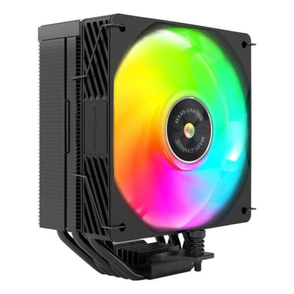 *Ventilador disipador cpu mars gaming mcpux5 argb 120mm negro