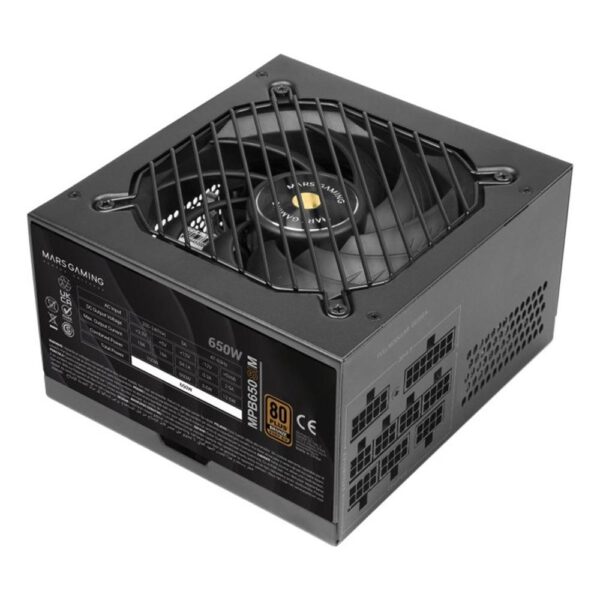 *Fuente alimentacion mars gaming mpb650sim atx 650w negra