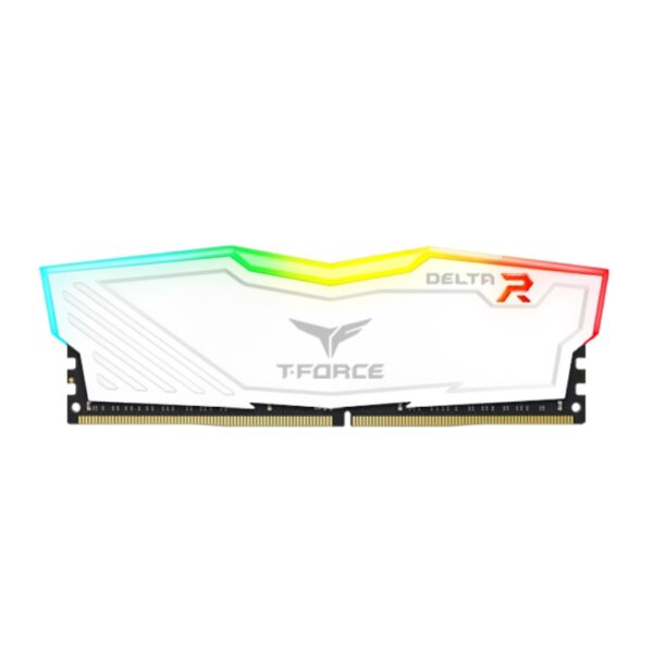 *Memoria ram ddr4 32gb 2x16 teamgroup udimm t - force delta rgb 3200 blanco