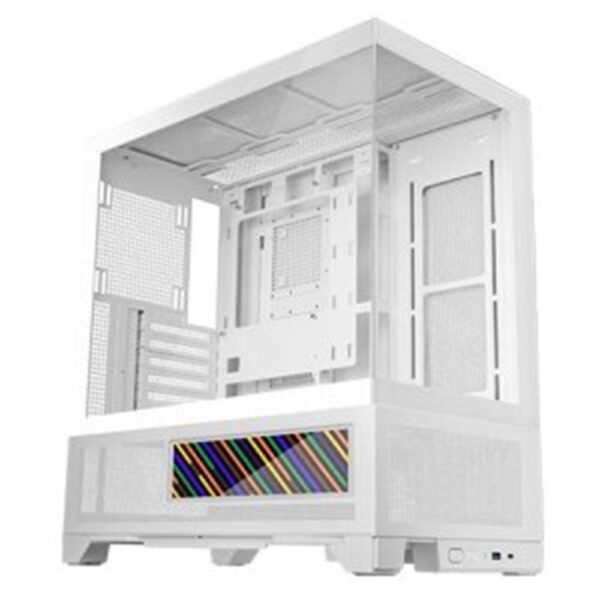 *Caja ordenador mars gaming mclcdx atx cristal templado blanco