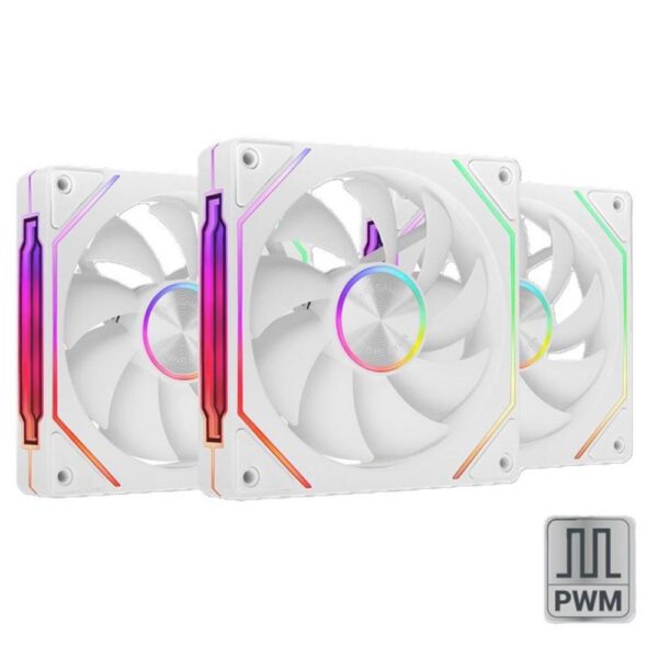 *Ventilador mars gaming mf - linkfinity argb 3x 120mm blanco