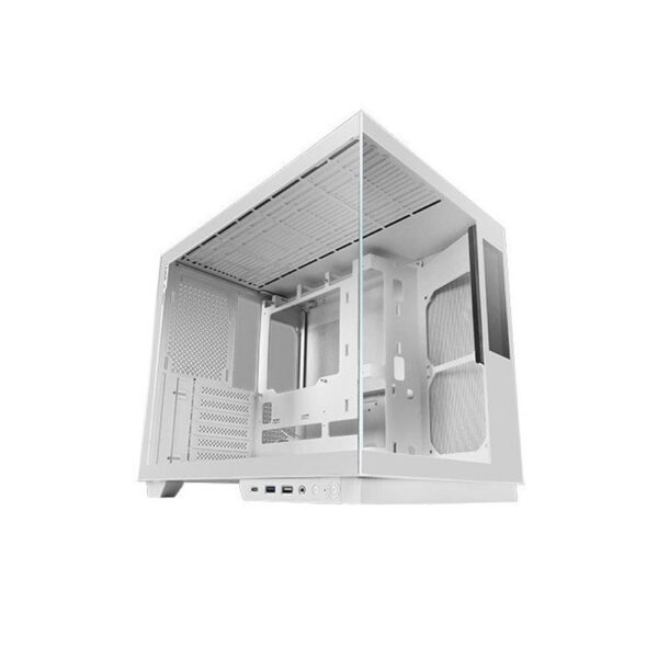 *Caja ordenador mars gaming mcmirage atx cristal templado blanco