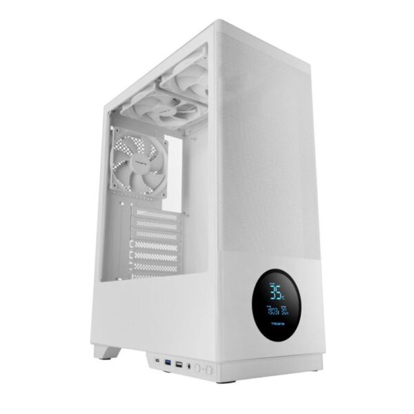 *Caja ordenador gaming tacens 2sagitta20 atx cristal templado blanco