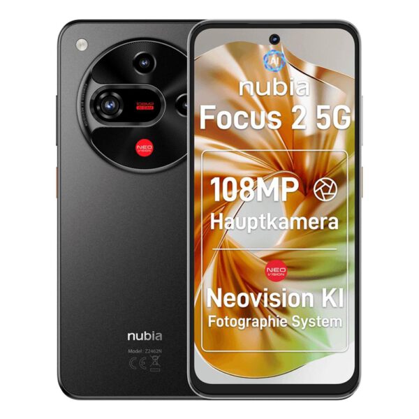 *Movil zte nubia focus 2 5g 8+12 - 256gb negro