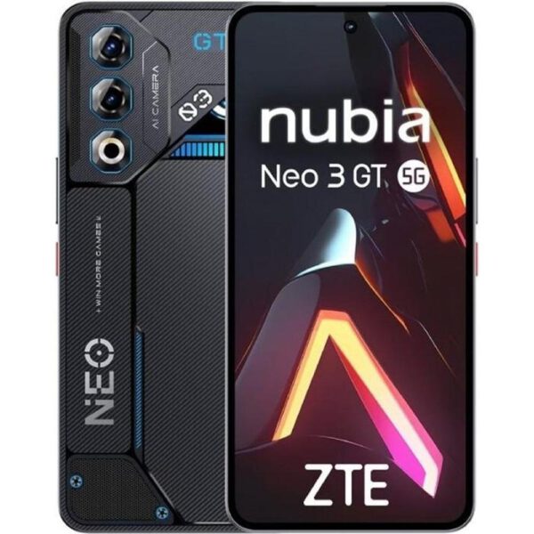 *Movil zte nubia neo 3 gt 5g 12+12 - 256gb negro