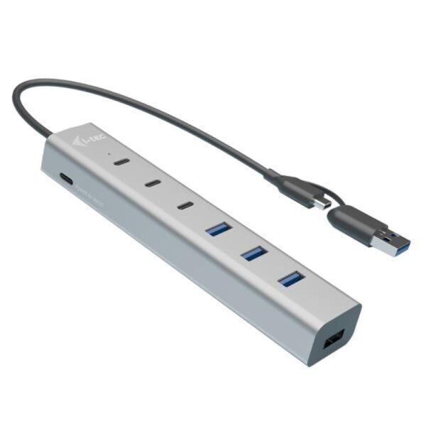 *Hub carga i - tech usb tipo a - usb tipo c 7 en 1