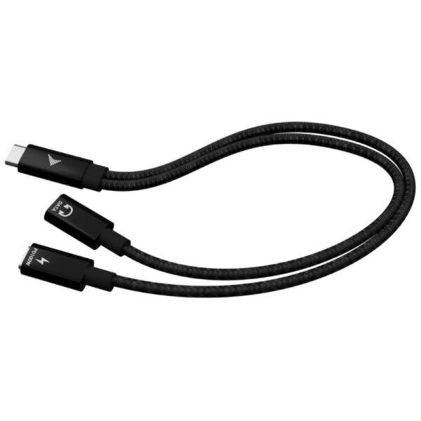 *Cable usb tipo c i - tec 0.3m -  macho - hembra -  negro