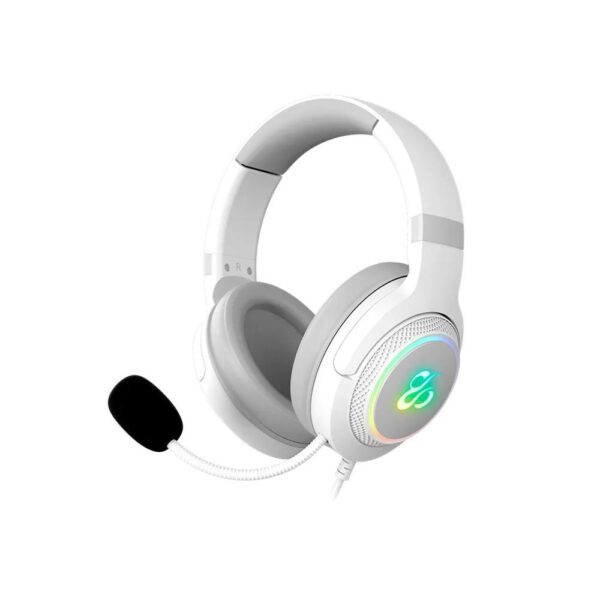 *Auriculares gaming newskill sobek inalambrico rgb blanco