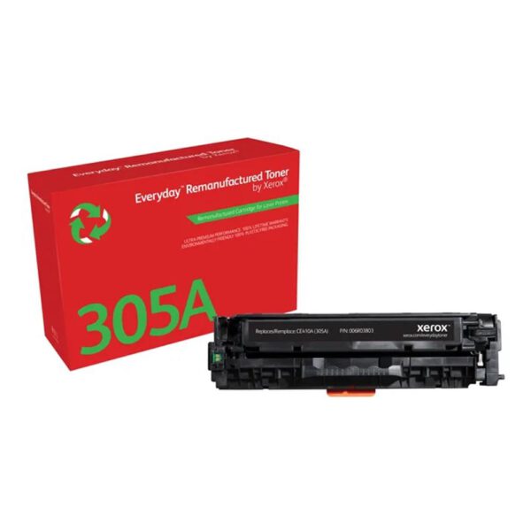 *Toner xerox everyday compatible con hp 305a color laserjet pro 300 m351(ce410a) negro