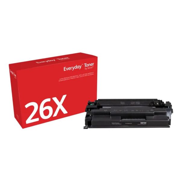 *Toner xerox everyday compatible con hp 26x (cf226x) negro