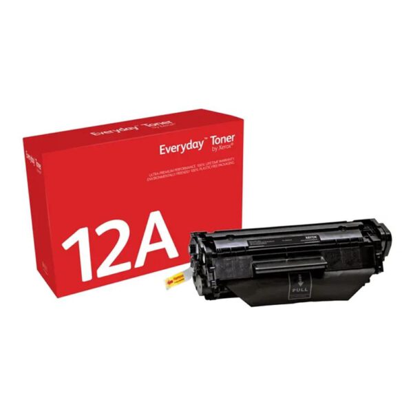 *Toner xerox everyday compatible con hp 12a laserjet 1010(q2612a crg104 fx9 crg103) negro